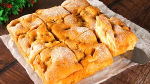 Яблочный пирог который тает во рту! Быстро, просто и очень вкусно!