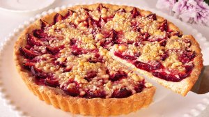 Нежнейший сливовый пирог! Просто тает во рту! Рецепт очень вкусной выпечки