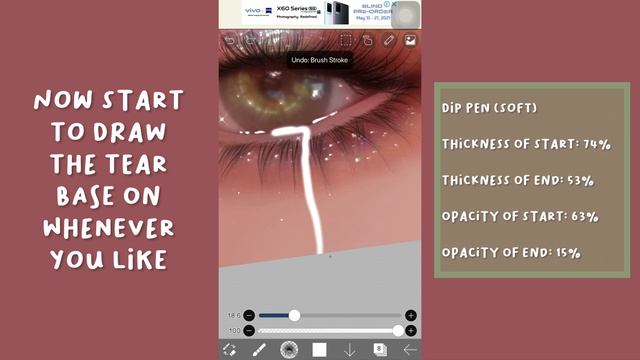 (Mini Tutorial) HOW TO MAKE TEARS ON IBIS PAINT | Ibis Paint Tutorial | @epiphanicbaby смотреть онлайн