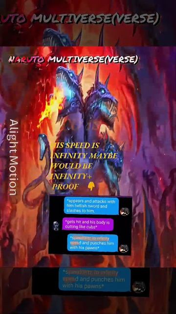 CHERBIGA VS NARUTO(DRAGON SAGE MODE) #akatsuki #narutoedit #alternative #like #plot #cerberus #vira