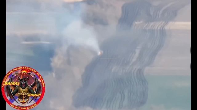 Бойцы группы "Байкала" из разведбата 40й бригады МП уничтожили оптоволоконным дроном украинский танк