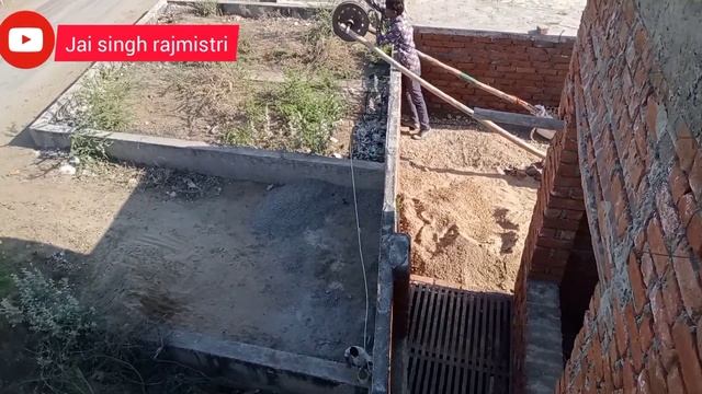 छत पर बजरी कंक्रीट चढ़ाने का देसी जुगाड़ смотреть онлайн