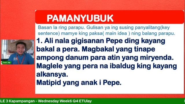 MTB MLE 3 Kapampangan - Wednesday Week6 Q4 ETUlay смотреть онлайн