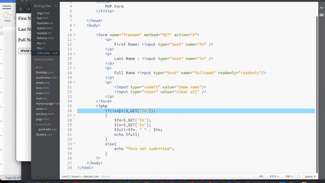 AL ICT   PHP   Form methods GET and POST