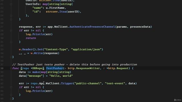 1. Pushing monitoring startstop events to client