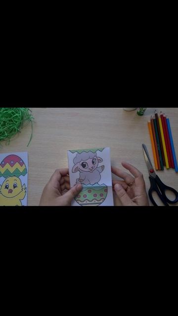 Пасхальные открытки с сюрпризом#Пасхальная поделка#Пасхальные яйца#детская#
