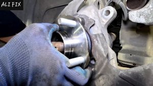 замена подшипника ступицы переднего колеса ... Nissan Maxima 2009-2019 #подвеска #ходовая