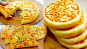 😋3 легких рецепта вкусных лепешек с сыром — просто и быстро!