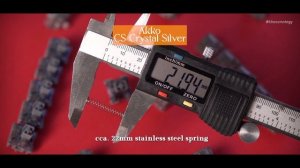 Akko V3 Silver Pro vs Akko CS Crystal Silver Comparison | Sound Test and Review