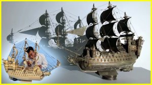 Кропотливый процесс создания модели корабля!