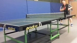 21Тренировка.11.11.2014.Накат справа по плоскому мячу из 9 квадрата в 9-й.