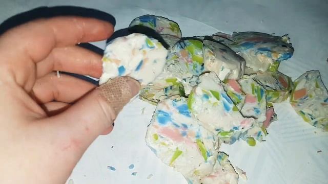 Резка не сухой залипушки АСМР / ASMR