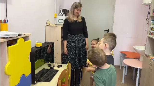 Фрагмент занятия по лексической теме