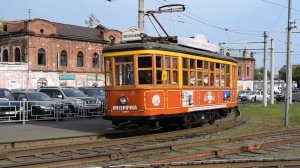 Трамвай X "Пятёрочка" и Tatra T3SU КВ Барнаул-3277