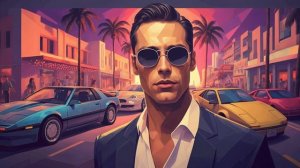 Miami Ocean Drive 1981 - A Vice Synthwave Hustle