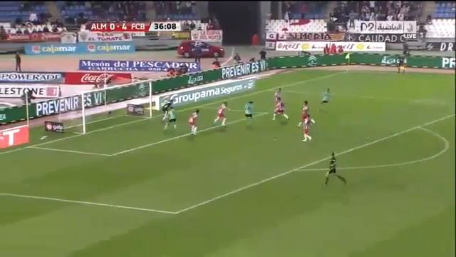 Almeria 0-8 Barcelona | All Goals (by GoalzzHD) | Liga BBVA | 720p | HD | смотреть онлайн