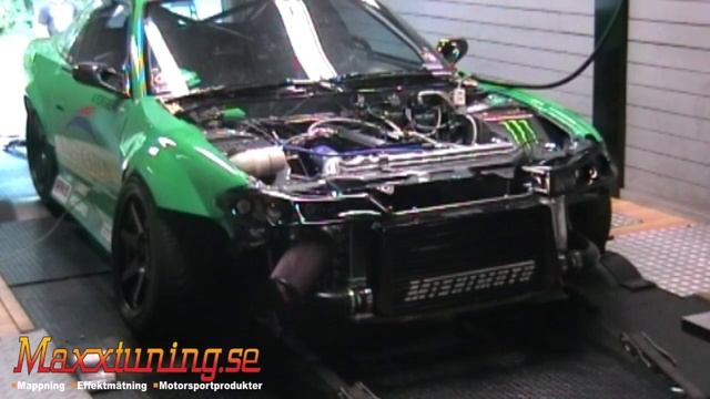 Mappning MaxxECU - 518WHP Nissan 200sx (1jz) - Maxxtuning AB