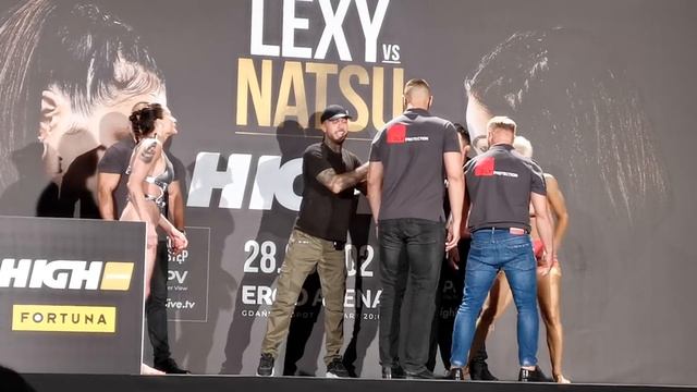 GORĄCE FACE TO FACE BRODNICKA VS LIL MASTI WAŻENIE PRZED HIGH LEAGUE 1