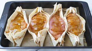 Куриная грудка в "лодочках" из лаваша. Не рецепт, а золото!