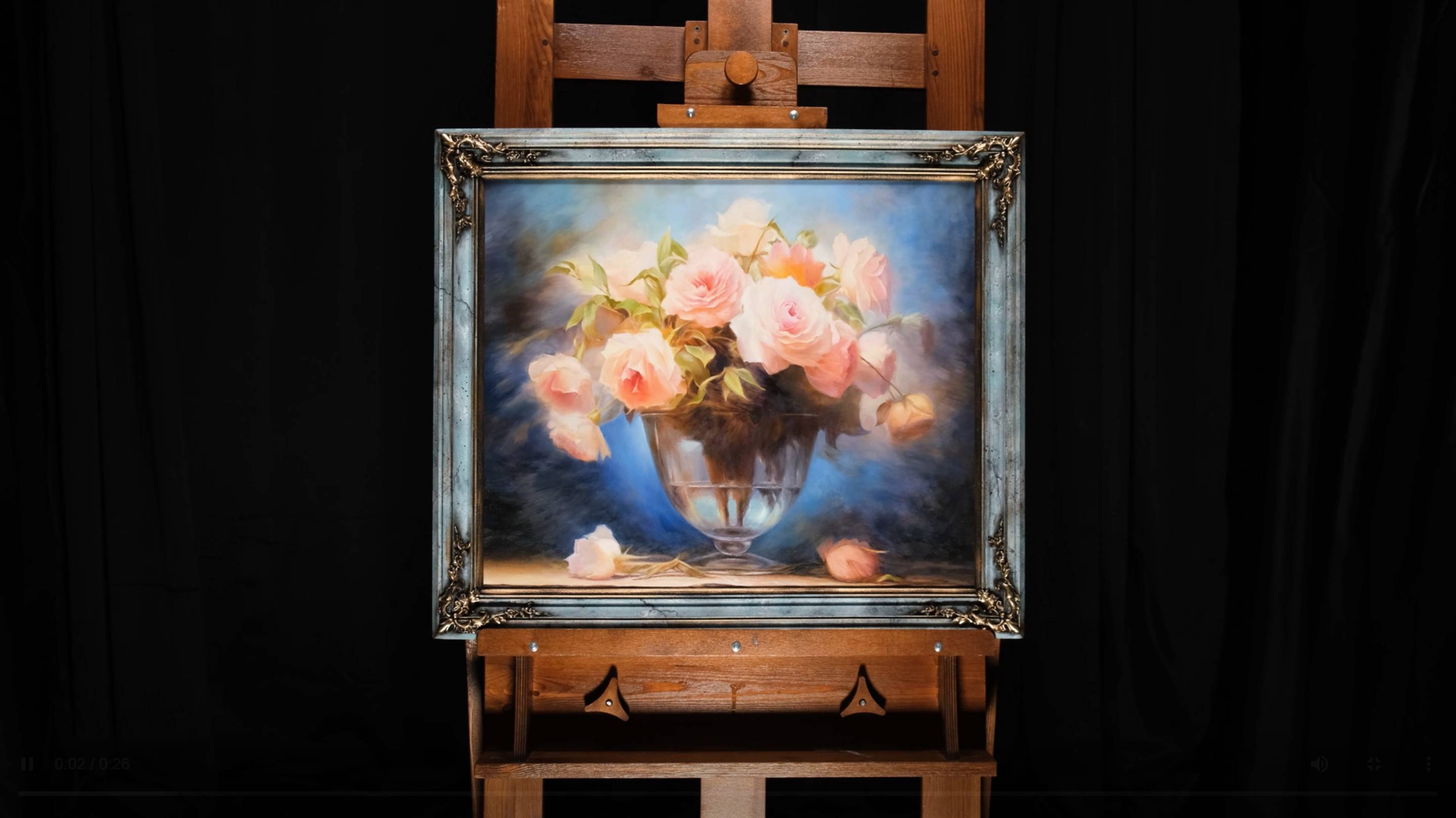 Ли Юсока "Розы на голубом фоне" смотреть онлайн