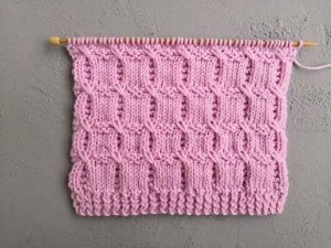 Простой  и красивый узор для пледа, свитера, кардигана, жилета