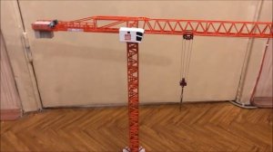Модель башенного крана GIRAFFE TDK-12.300. Tower crane model