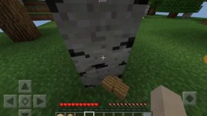 Как Дима снимает первую серию выживание в Майнкрафте Pocket Edition