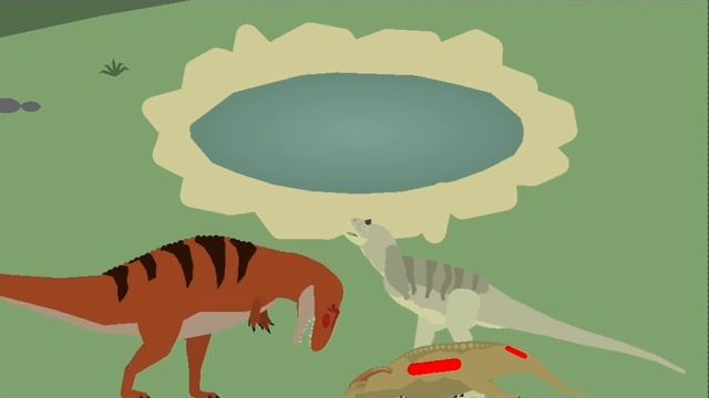 Акрокантозавр против карнотавра/ анимация в stick nodes смотреть онлайн