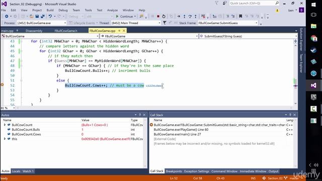 [Udemy UE4 C++] 035 Debugging 101