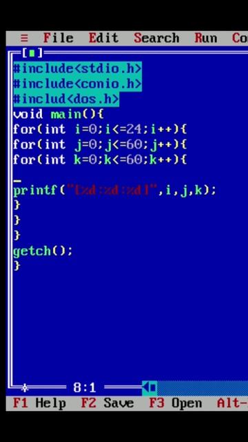 Digital Clock in C with Source Code || C programming Digital Clock  #short #viral #viralvideo