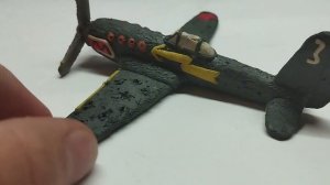обзор на самолёт из пластилина, ЯК-3