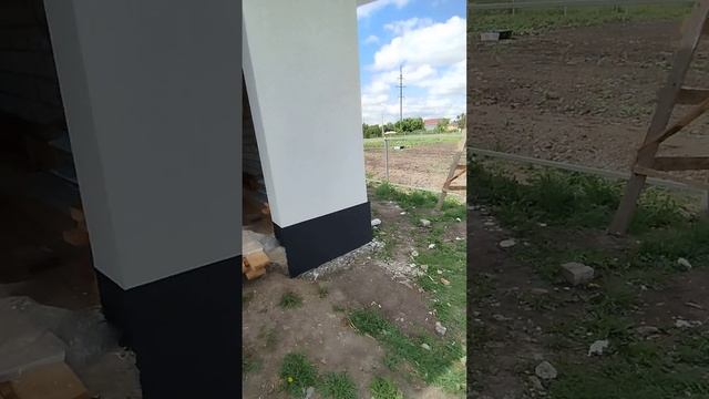 Отделка фасада дома декоративной штукатуркой "Короед" и "Шубка"