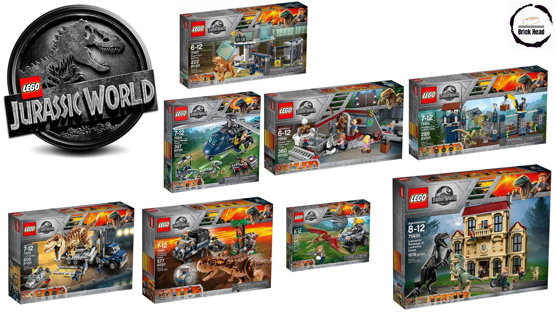 юрский мир лего