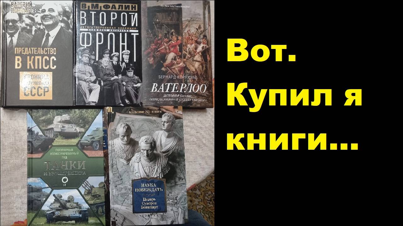 Вот. Купил я книги...
