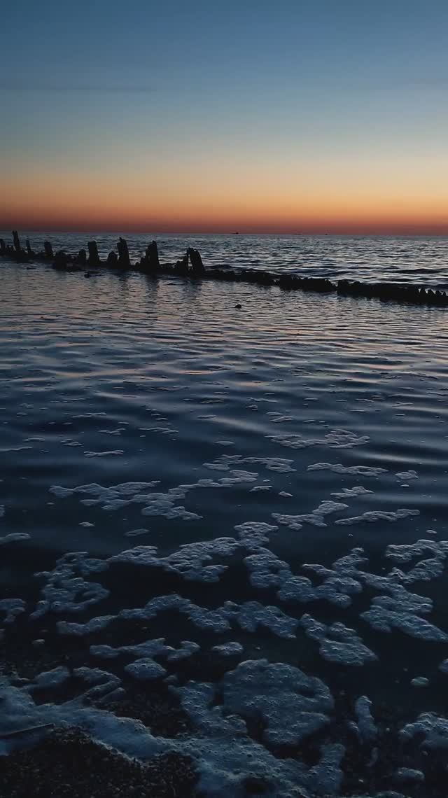 Закат на Азовском море