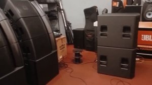 JBL VRX 932LAP & VRX-918SP │ Test to Active Bass Guitar │ Direct line w/ Direct box │