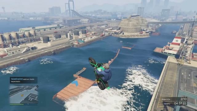 SUPER 99% IMPOSIBLE! VAMOS!! - Gameplay GTA 5 Online Funny Moments (Carrera GTA V PS4)