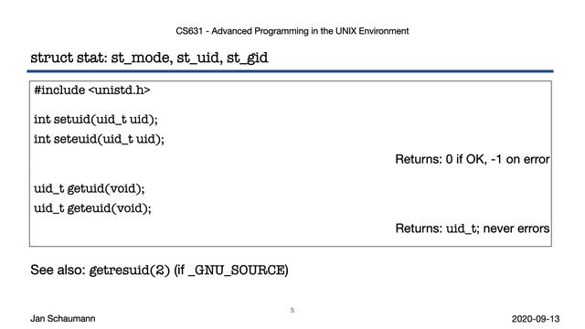 UNIX24_3_2 Advanced Programming in the UNIX Environment_ Week 03, Segment 2 - UIDs and GIDs