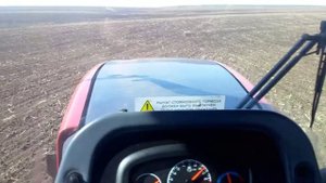 Работа трактора Бюллер на культивации