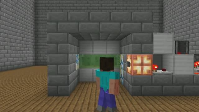 Рабочая раздвижная дверь в Майнкрафте Bedrock!