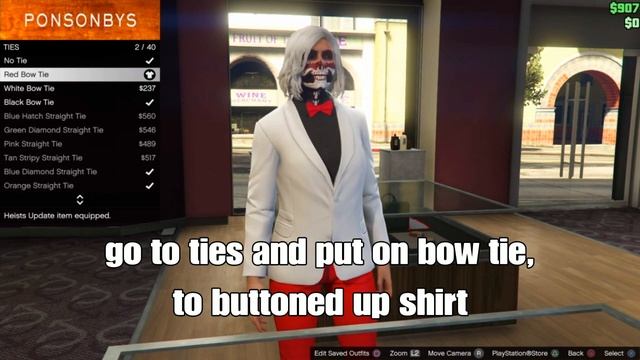 GTA 5 ONLINE - FEMALE TRYHARD HALLOWEEN OUTFIT TUTORIAL (BLACK AND RED FIT ) 1.62