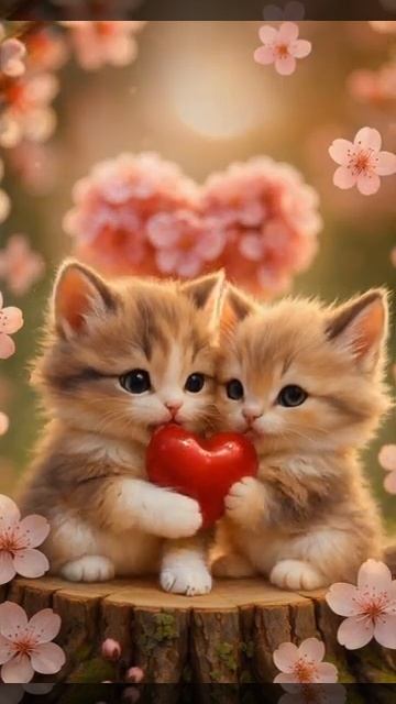 Purrfect Love in Bloom