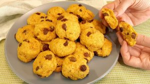 Морковное печенье с изюмом. Никто не верит, что оно постное!  Все поражены простотой рецепта!