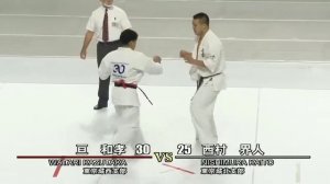 kyokushin karate 2020 Japan Watari Tazutaka  Nishimura Kaito