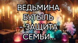 ВЕДЬМИНА БУТЫЛЬ - ЗАЩИТА СЕМЬИ...ДЛЯ ВСЕХ...