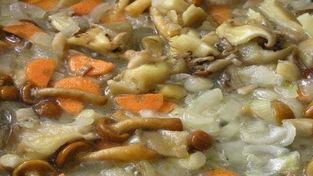 Фасоль с грибами