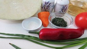 Салат из капусты, перца и помидоров