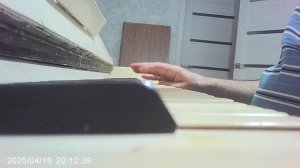 Пианино: мажорные гаммы от белых клавиш одной октавы