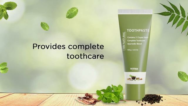 Vitro Herbal Toothpaste | Complete Toothcare | With 11 Ayurvedic Herbs  | Vegetarian | No Fluoride смотреть онлайн