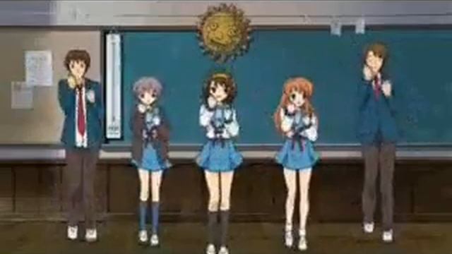 Melancholy of Suzumiya Haruhi Dance Remixed смотреть онлайн